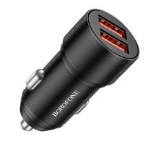 Car charger Borofone BZ19B 2xUSB-A QC3.0 36W black