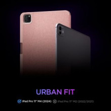 Spigen Spigen Urban Fit iPad Pro 11&quot; 2024 Case - Pink