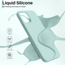 Case Liquid Silicone 1.5mm Apple iPhone 16 vintage