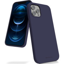 Case Mercury Silicone Case Apple iPhone 12 / 12 Pro dark blue