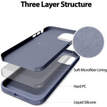 Case Mercury Silicone Case Apple iPhone 13 lavender gray