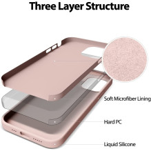 Case Mercury Silicone Case Apple iPhone 13 pink sand