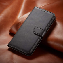 Dėklas Wallet Case Xiaomi Redmi 13 4G / Redmi 13 5G / Poco M6 4G juodas