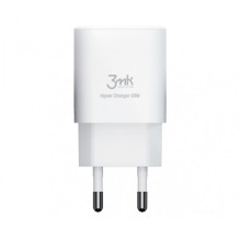 Įkroviklis 3mk HyperCharger 20W 1xUSB-C + 1xUSB-A PD / QC