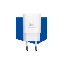 Įkroviklis 3mk HyperCharger 20W 1xUSB-C + 1xUSB-A PD / QC