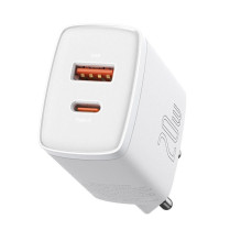 Charger Baseus USB + Type-C 20W white CCXJ-B02