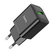 Įkroviklis Hoco N26 USB-A Quick Charge 3.0 18W juodas