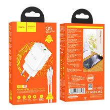 Charger Hoco N28 PD20W+QC3.0 + Lightning white