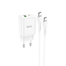 Charger Hoco N28 PD20W+QC3.0 + Type-C white