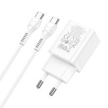 Charger Hoco N28 PD20W+QC3.0 + Type-C white