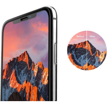 LCD apsauginis stikliukas 2.5D Tellos Apple iPhone 16 Pro juodas