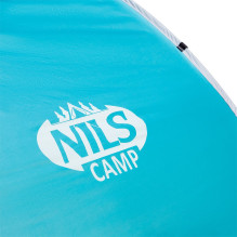 NILS CAMP self-folding beach tent NC3174 Turquoise grey