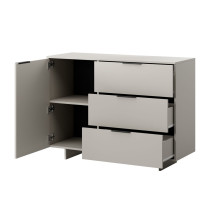 Cama 1D3S ALMA chest of drawers 120x41.5xH90 cashmere