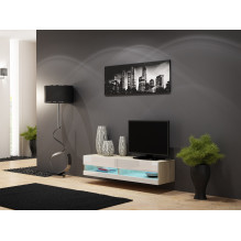 Cama TV stand VIGO NEW 30 / 140 / 40 sonoma / white gloss