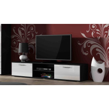 Cama TV stand SOHO 180 black / white gloss