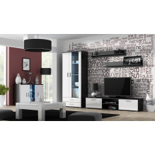 Cama TV stand SOHO 180 black / white gloss