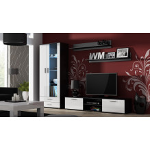 Cama TV stand SOHO 180 black / white gloss