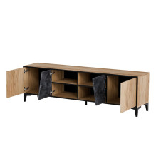 Cama 4D RTV cabinet OVO 180x38xH53 oak / concrete