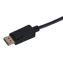 Savio CL-56 video cable adapter 1.5 m DisplayPort HDMI Type A (Standard) Black