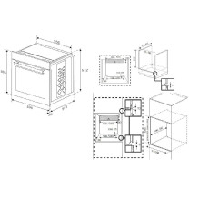 Thermo electric oven Beko BBIE123001BD Black