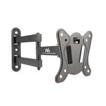 Maclean MC-417 Full Motion TV Monitor Wall Mount 13-32&quot; 30kg max. VESA 100x100 Black Powder Coated Universal Holder