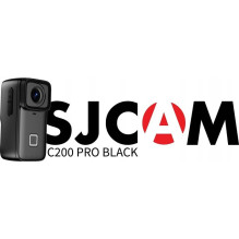 SJCAM C200 PRO sportinė kamera juoda