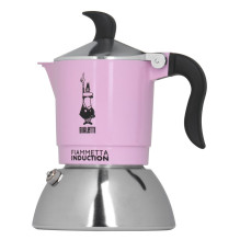 Bialetti 6585 Moka pot 0.09 L Black, Pink, Silver