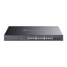 Jungiklis, TP-LINK, Omada, SG3428XMPP, stovas, 24x10Base-T / 100Base-TX / 1000Base-T, 4xSFP+, 1xConsole, 1, PoE+ prievad