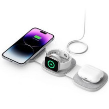 Tech-Protect Tech-Protect QI15W-A32 3in1 indukcinis įkroviklis su MagSafe išmaniajam telefonui / Apple Watch / AirPods -