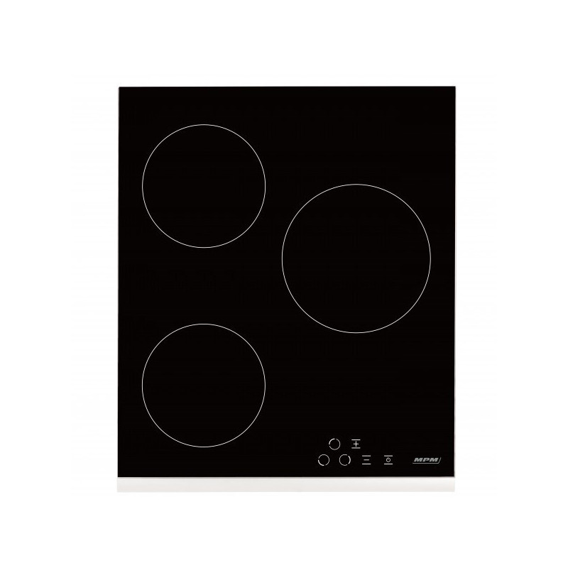 Vitroceramic hob MPM-45-VCB-21, black, 45cm