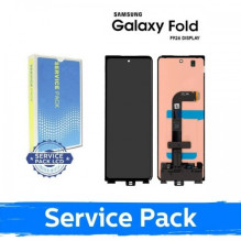 Ekranas skirtas Samsung F926 Z Fold 3 5G (išorinis) juodas (Service Pack)