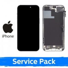 Ekranas skirtas iPhone 14 Pro juodas (Service Pack)