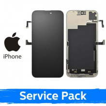 Ekranas skirtas iPhone 15 Pro juodas (Service Pack)