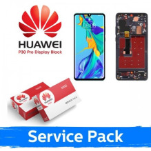 Ekranas skirtas Huawei P30 Pro su rėmeliu / Aurora / (Service Pack)