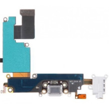 Krovimo lizdas skirtas iPhone 6 Plus 5.5'' su lanksčiąja jungtimi baltas HQ