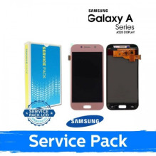 Ekranas skirtas Samsung A520 2017 A5 rožinis (Service Pack)