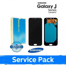 Ekranas skirtas Samsung J730 J7 2017 juodas (Service Pack)