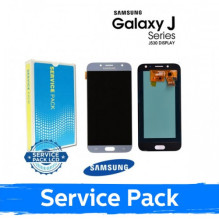 Ekranas skirtas Samsung J530 J5 2017 sidabrinis (Service Pack)