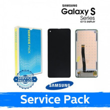 Ekranas skirtas Samsung G715 Xcover Pro juodas (Service Pack)