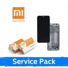 Ekranas skirtas Xiaomi Mi A3 su rėmeliu / Kind of Gray / (Service Pack)