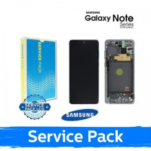 Ekranas skirtas Samsung N770 Note 10 Lite su rėmeliu / Aura Glow / (Service Pack)