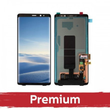 Ekranas skirtas Samsung N950 Note 8 juodas OEM (NoFrame versija)