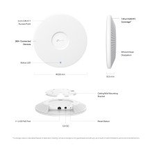 TP-LINK BE9300 Ceiling Mount Tri-Band Wi-Fi 7 Access Point EAP772 (EU)