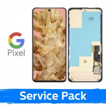 Ekranas skirtas Google Pixel 8 juodas su rėmeliu (Service Pack)