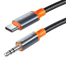 Cable Mcdodo CA-0820 USB-C to 3.5mm AUX mini jack, 1.2m (black)