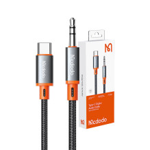 Cable Mcdodo CA-0820 USB-C to 3.5mm AUX mini jack, 1.2m (black)