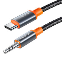 Cable Mcdodo CA-900 USB-C to 3.5mm AUX mini jack, 1.8m (black)