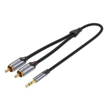 Cable Audio 2xRCA to 3.5mm...