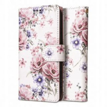 Tech-Protect Tech-Protect Wallet case for Samsung Galaxy A55 5G - pink flowers