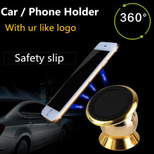 Universalus Iphone ir kitų telefonų, GPS magnetinis laikiklis automobiliuose, tvitinamas prie panelės